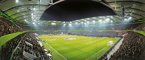 Wolfsburg Stadion Panorama - Poster 240 x 100 cm - hochwertiger FineArtPrint