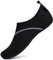 SAGUARO Damen Herren Badeschuhe Wasserschuhe Schwimmschuhe Männer Frauen Barfußschuhe für Strand,Pool,Meer,Wassersport,Surfen,Aqua Cycling,Segeln,Bootfahren,Windsurfen(Schwarz, 42/43 EU)