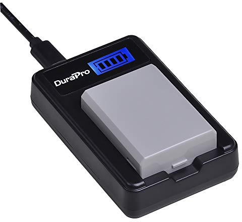 DuraPro 1 Stück LP-E5 LP E5 Akku + LCD USB Ladegerät für Canon EOS 450D 500D 1000D Kiss F X2 X3 Rebel XS XSi T1i Digitalkameras