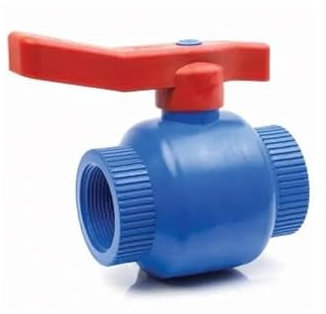 Vanne polypropylène antigel, double femelle 26x34