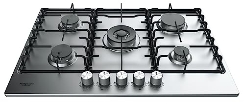 Piano cottura a gas Hotpoint: 5 fuochi, - PPH 75P D/IX