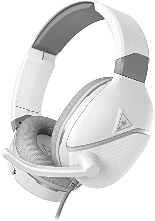 Turtle Beach Recon 200 Gen 2 Powered Gaming Headset for Xbox Series X, Xbox Series S, & Xbox One, PlayStation 5, PS4, Nintendo Switch, Mobile, & PC with 3.5mm connection - White