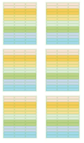 252 Etiketten für Stifte Schuletiketten selbstklebende Etiketten für 10 x 45 mm Stifte Vornamensetiketten Selbstklebende Etiketten Bleistifte Minietiketten