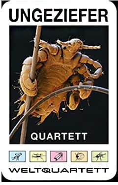WESTCRAFT Karten Quartett Spiel + Sticker | Tyrannen I-IV Ungeziefer Marien-Erscheinung Junkfood Seuchen | (Ungeziefer)