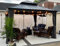 PURPLE LEAF Gartenpavillon 3.65 x 3.65 m Pavillon Wasserdicht Stabil Winterfest Alupavillon mit Stahldach Hardtop Pavillon mit Seitenteile, Grau