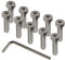 FEICHAO Tornillos de cabeza corta hexagonal M5 x 18 / M5 x 16, 10 unidades, compatibles con cámara de acción GoPro (M5 x 18 mm)