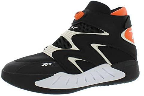 Reebok Men's Instapump Fury Zone Basketball Shoes, Black/Footwear White, 8.5 UK