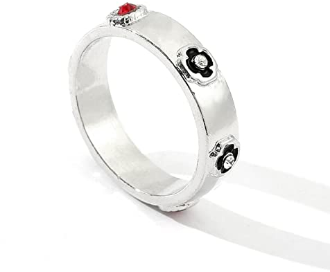 XJruixi Anime Howl’s Moving Castle Ring Hayao Miyazaki Cosplay Howl Silver Cosplay Ring Jewelry Gifts for Girlfriend and Boyfriend