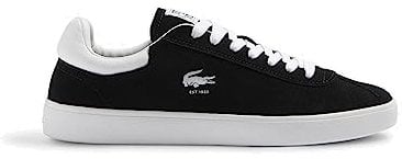 Lacoste 46sma0065, Zapatillas Hombre, Negro y Blanco, 44.5 EU