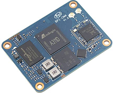 youyeetoo Banana Pi BPI-CM4, Raspberry Pi CM4 kompatibel, Amlogic A311D Quad Core ARM Cortex-A73, 4G LPDDR4 16G eMMC Onboard WIFI5, Minipcie 26PIN Run Android Armbian Linux (BPI-CM4)