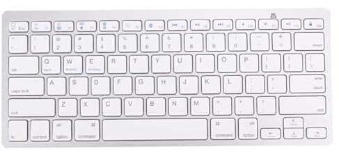 BK-3001 Bluetooth Wireless 78 Keys Ultrathin Keyboard for/iPad/iPhone(Silver)