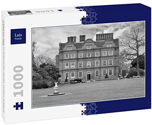 Lais Puzzle Kew Palace in the Botanic Gardens, London, England in black and white 1000 pieces