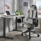 X Rocker Onyx – Modern Living Bürodrehstuhl mit hochwertiger Stoffoberfläche| Hellgrau/Dunkelgrau