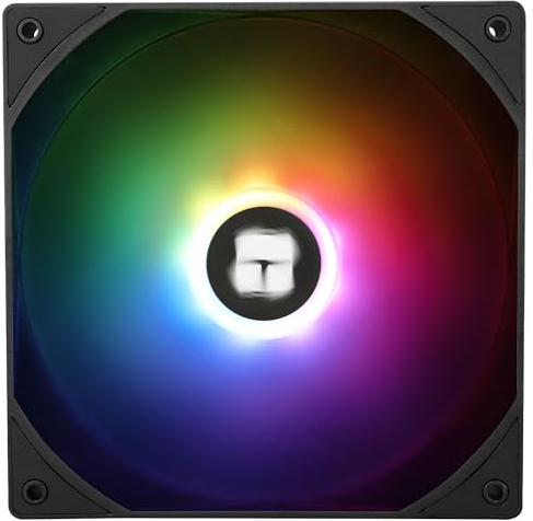 Thermalright TL-C14C-S - Ventilador para CPU (140 mm, carcasa ARGB, ventilador silencioso PWM de 4 pines con rodamiento S-FDB incluido, hasta 1500 rpm)