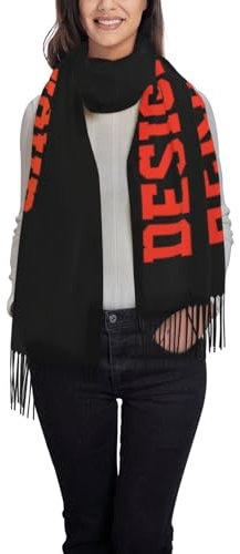 Zltegako Benutzerdefinierte Kaschmirschal Personalisierte Lange Warme Schals Für Frauen Mit Ihrem Text/Bild/Logo Benutzerdefinierte Schal Für Weihnachtsgeschenke, Siehe Abbildung, One size