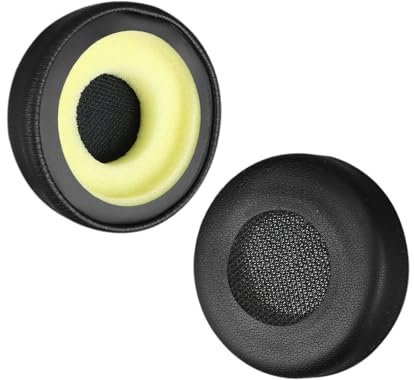 SINOWO Ersatz-Ohrpolster für Jabra Evolve 65/40/30/20 Kopfhörer, Ohrpolster kompatibel mit Jabra Evolve 65UC 65MS / 40UC 40MS / 30US 30II / 20SE 20UC 20MS Headset, weiches Proteinleder