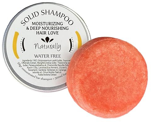 Hristina Wasserfreies, festes Shampoo – nährt und revitalisiert für seidiges, strahlendes Haar