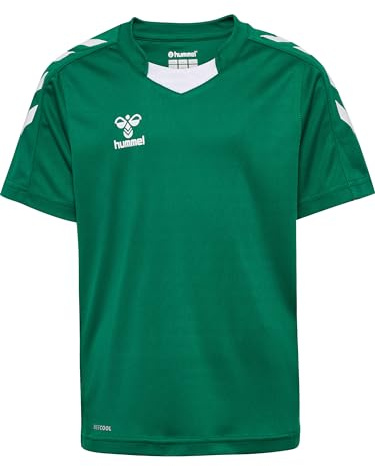 hummel hmlCORE XK Poly Jersey S/S Kids, Evergreen, 140