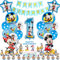 Geburtstagsdeko 1 Jahre, Luftballon 1 Geburtstag, Mouse Deko 1. Geburtstag Mädchen Junge, Ballondekorationen für Kinder, Tortendeko für Mottopartys, Taufpartys