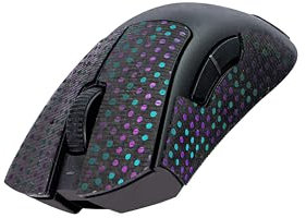 Mouse Grip Tape fit for DeathAdder V3 Pro,Self-Adhesive,Pre-Cut,Sweat-Resistant,Professional Mice Upgrade Kit, Non Slip, Sweat-Resistant, Mouse Grips，Gaming Mice Upgrade Kit,0.35mm (Blue & Purple)