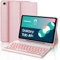 IVEOPPE Clavier Samsung Tab A9 Plus 11 2023, Rétroéclairage 7 Couleurs, AZERTY Français Étui Clavier Magnétique Bluetooth sans Fil Etui Housse pour Samsung Tab A9 Plus (SM-X210/X216/X218), Rose