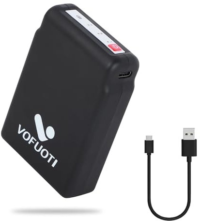 VOFUOTI MAX 7,4 V Powerbank-Akku für Heizkissen, 10.000 mAh, wiederaufladbar, tragbar