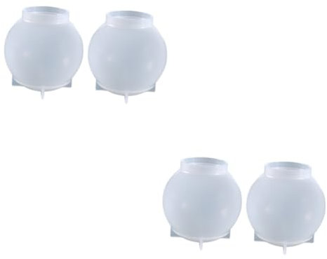 KONTONTY 2sets Reusable Silikon Kristall Formen Kreis Formen Für Harz 2 Stücke * 2