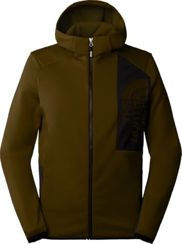 The North Face Merak Hoodie Giacca di pile da uomo Moss Green/Tnf Black XL