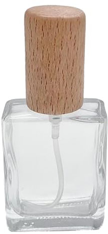 Botella de perfume de vidrio de 15 ml, portátil, recargable, contenedor vacío para aceites esenciales, cosméticos y perfumes