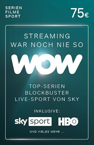 WOW Streaming 75 EUR (Versand per E-Mail - Code kann nur in Deutschland eingelöst werden, Code ist nicht in Österreich verfügbar) | PC Code