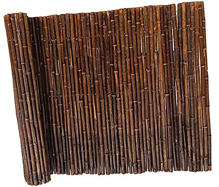 Panneau de clôture en bambou pour jardin, piscine extérieure, balcon, clôture de 1,2 m de haut avec taille L 100 cm x H 100 cm