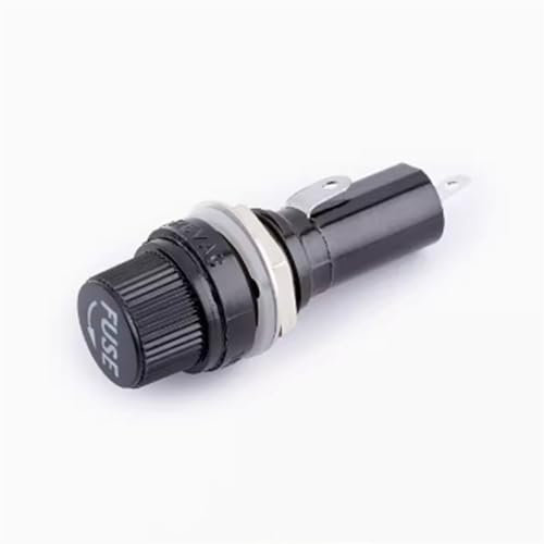 Porte-fusible noir, 5 pièces, 5x20mm 6x30mm, prise de Tube d'assurance, porte-fusible(6x30)