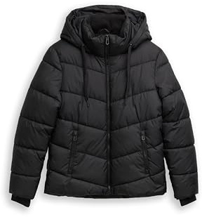 Tom Tailor Damen Puffer-Jacke mit Kapuze