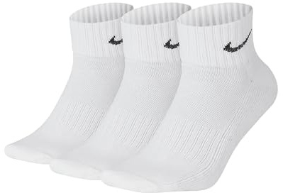 NIKE Sport Socken Pack Strümpfe SX7667, Größe:M = 38-42, Farbe:100 White - Weiß