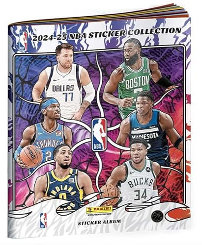 NBA 2024-25 Sticker & Cards Sammelalbum | Offizielles Panini Album zur Kollektion | Platz für 514 Sticker & 100 Trading Cards
