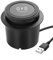 Desktop USB Socket, 3-in-1 USB Fast Wireless Charger Station Pop-Up Charging Socket For Desks Bedside Office(Black)