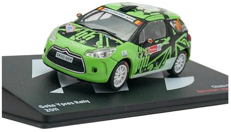 Alloy Car Scala Model Scala 1 43 per Citroen DS3 R3T 2011 Rally Car Lega modello di auto da collezione Veicolo da collezione Veicolo Da Collezione