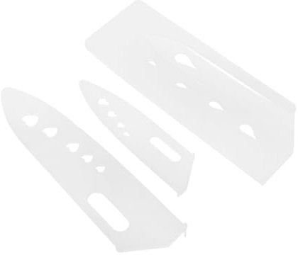 ULTECHNOVO 3 Pièces Pochette de Protection pour Couteaux Plastique Lot de Housses de Rangement Stylées pour Couteaux de Cuisine Protection et Facile à Entretenir