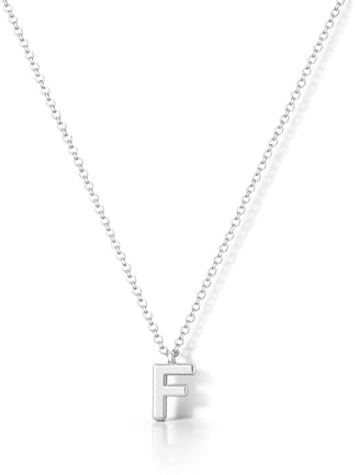 HANLI Kette Gold Damen - 14K Gold Vergoldet Goldkette mit Buchstaben Kette Damen Halskette Schmuck Personalisierte Geschenk für Frauen Mädchen Freundin