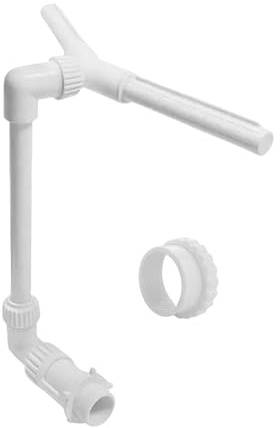 Dtaigou Pool-Sprinkler | Doppelkopf im Boden Pool | Pumpe inklusive ästhetischer T-förmiger Sprinkler-Sprühadapter 360 Grad verstellbar für Outdoor Hinterhof Terrasse Deck Freizeit Sommer