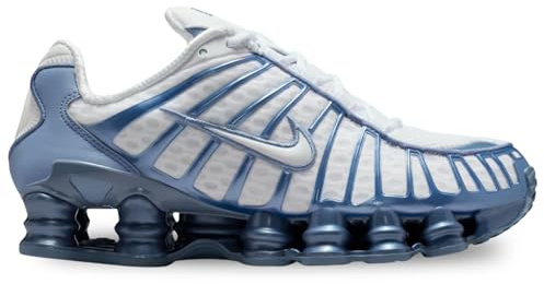 NIKE Wmns Shox TL Sneaker für Damen, Weiß/Blau - AR3566-106