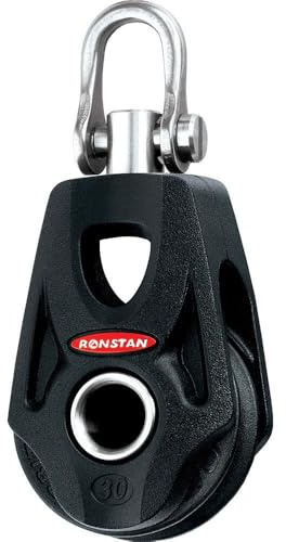 Ronstan Series 30 Ball Bearing Orbit Block - Single - Becket - Swivel Shackle Head