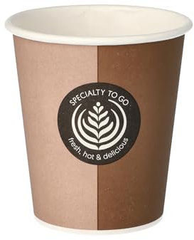 PAPSTAR 1000 Trinkbecher Pappe CoffeeTo Go 0,2 l Ø 8x9,1cm