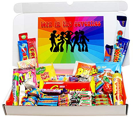Born in The Seventies Retro Sweet Gift Box