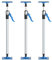 3er Set Schnell Türspanner 66-99cm - Bis 40kg - Türfutterstrebe Türspreizer mit Schnellspann-Pumpsystem stufenlos verstellbar aus Aluminium