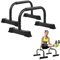 Yes4All Liegestützgriffe aus Stahl - 2er-Set Liegestützstangen -Rutschfeste Gummifüße für die Verwendung auf dem Boden-Parallettes-Stangen für Calisthenics-Übungen und Krafttraining für den Oberkörper