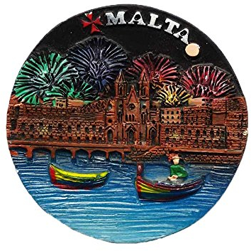 3D-Kühlschrankmagnet, Reiseaufkleber, Souvenir, Heim- und Küchendekoration, Malta-Kühlschrankmagnet