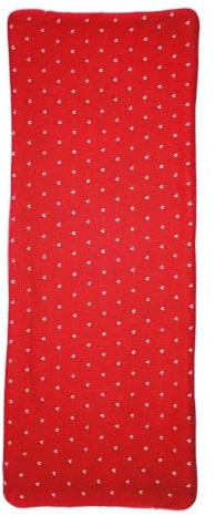 Sänger Kirschkernkissen Körnerkissen Wärmekissen, 5 Kammern, Reißverschluss, 50 x 20 cm, rote Königin