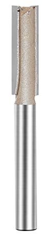 Straight Router Bit Double Flute Plunge Router Bit Carbide Tipped Woodworking Tool 1/4’’ Shank Cutting Dia. 5/16 inch(1/4X5/16