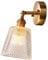 QZWYQ Lampe de mur moderne boule de verre de cuivre Applique murale en laiton for restaurant salon salle de bain miroir phares chevet for lecture de chevet salon décoration E27 Edison
